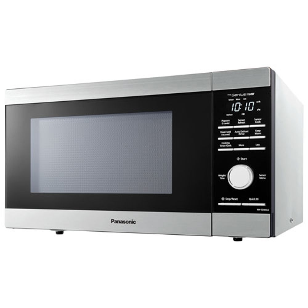 Panasonic Genius 1.3 Cu. Ft. Microwave (NNSD66LS) - Stainless Steel/Black - Only at Best Buy