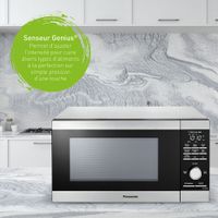 Panasonic Genius 1.3 Cu. Ft. Microwave (NNSD66LS) - Stainless Steel/Black - Only at Best Buy