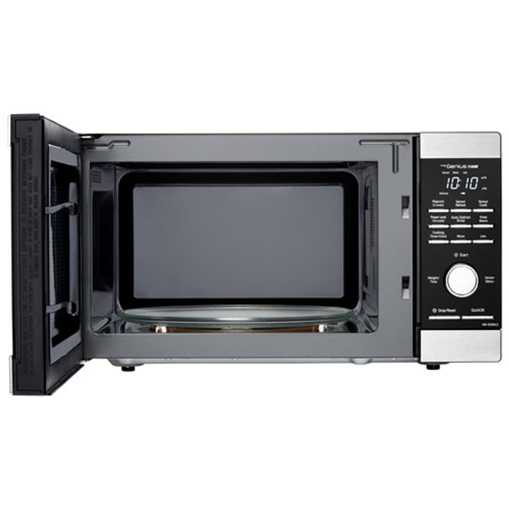 Panasonic Genius 1.3 Cu. Ft. Microwave (NNSD66LS) - Stainless Steel/Black - Only at Best Buy