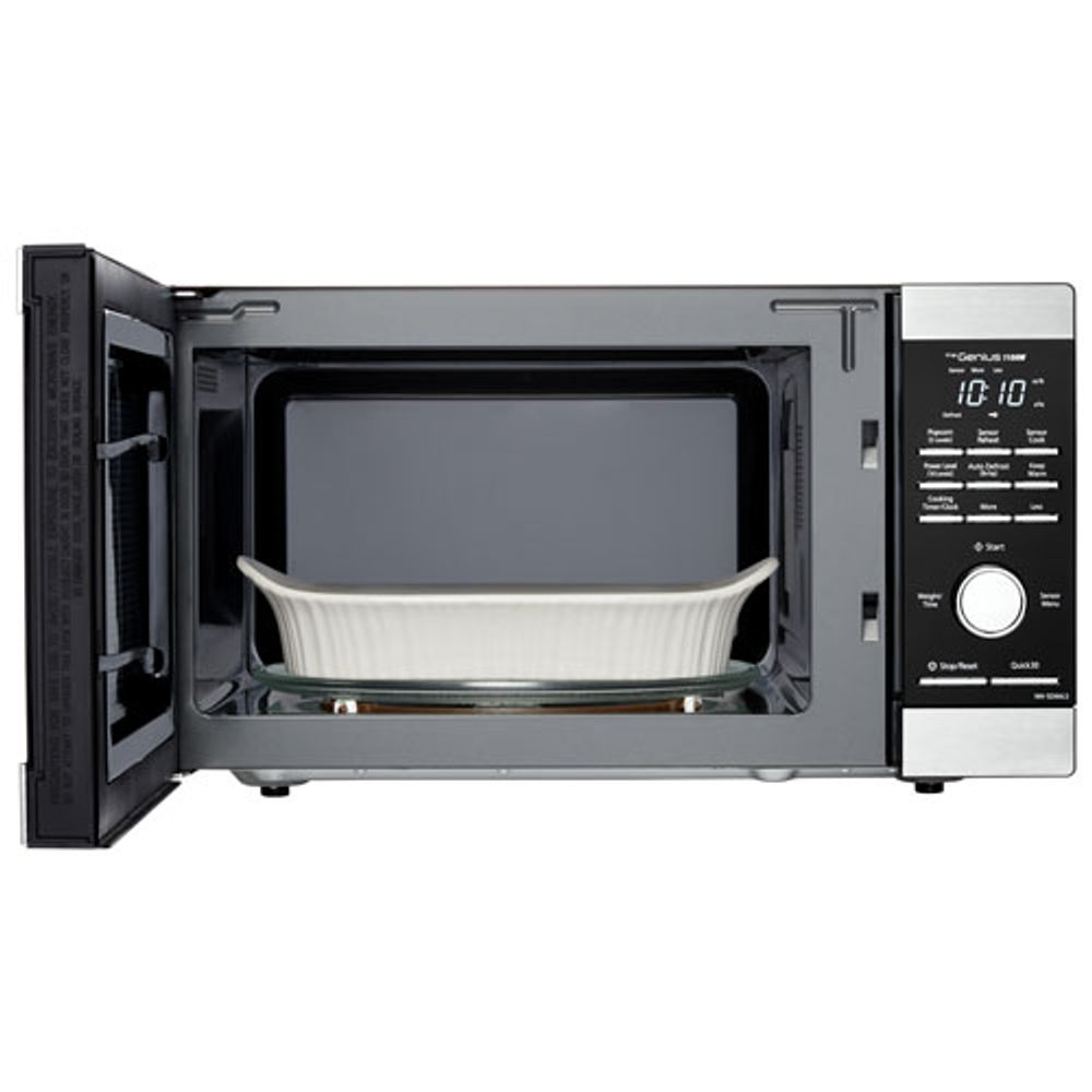 Panasonic Genius 1.3 Cu. Ft. Microwave (NNSD66LS) - Stainless Steel/Black - Only at Best Buy