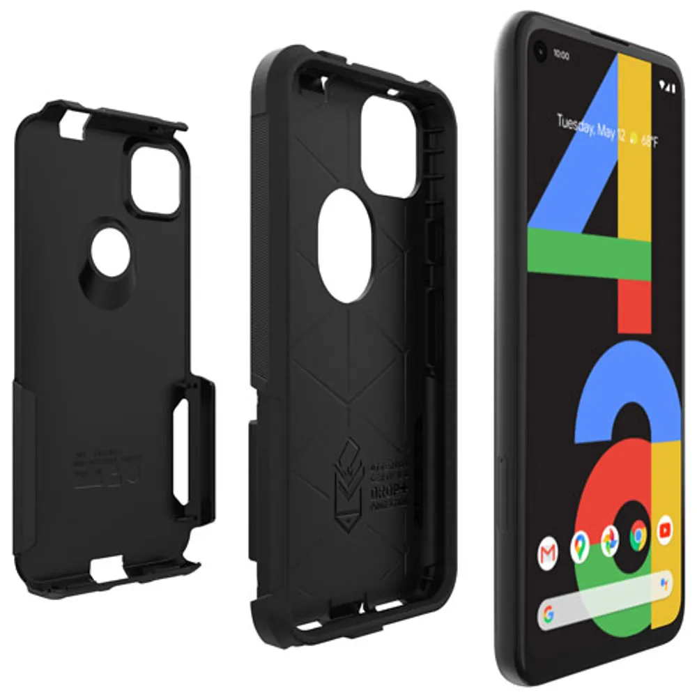 OtterBox Commuter Fitted Hard Shell Case for Pixel 4a - Black
