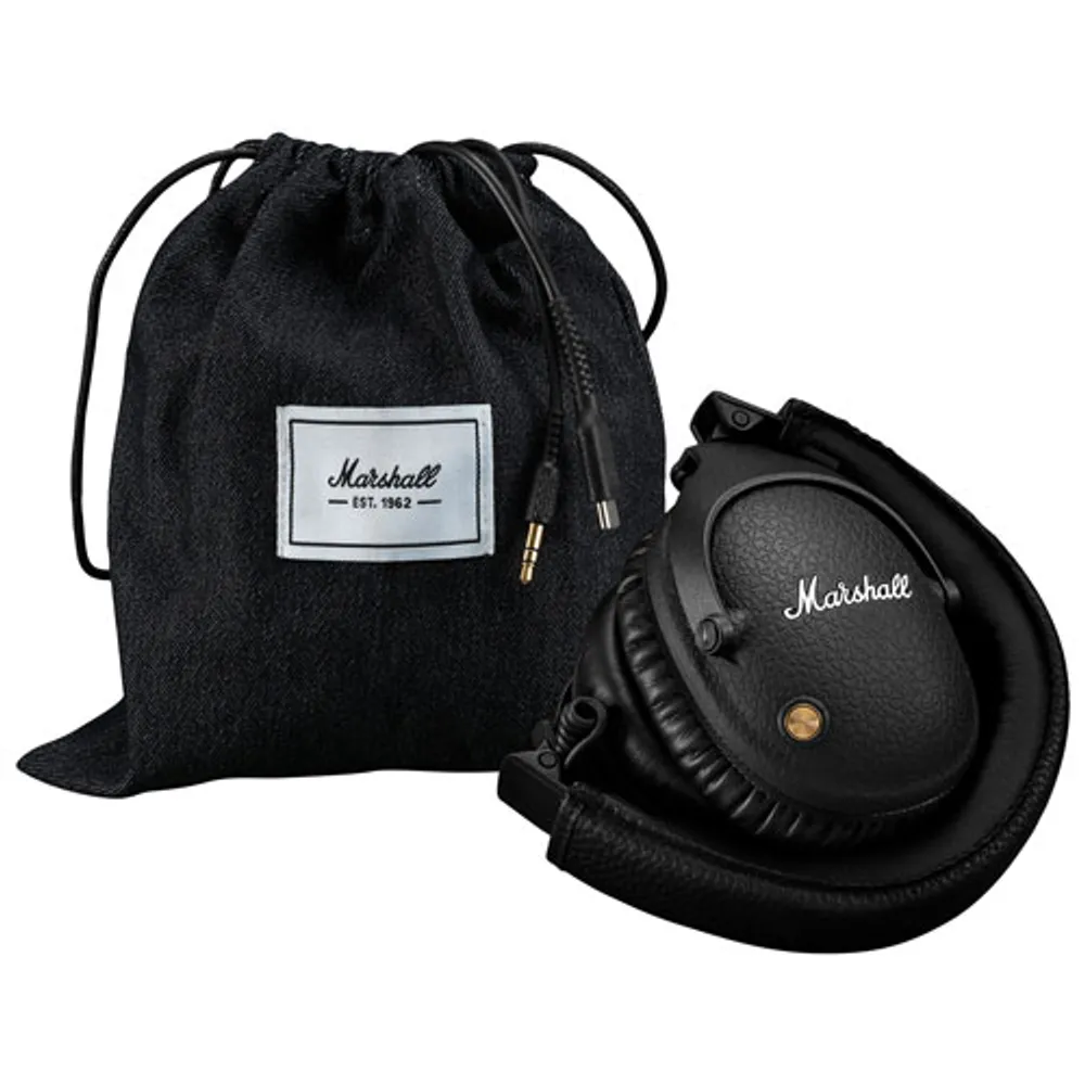 Marshall Monitor II Over-Ear Noise Cancelling Bluetooth Headphones - Black