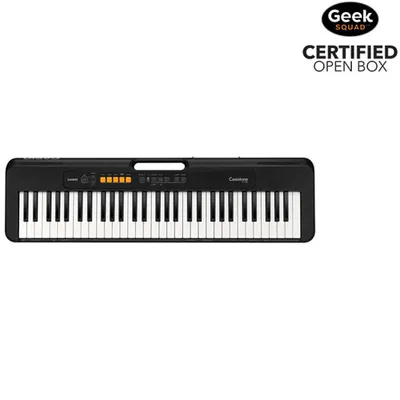 Open Box - Casio CT-S100 61-Key Electric Keyboard - Black - Only at Best Buy