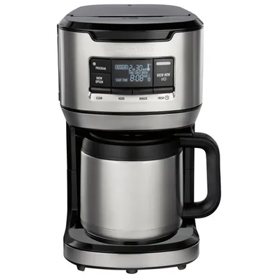 Hamilton Beach Programmable Drip Coffee Maker - 12-Cup - Black/Stainless Steel