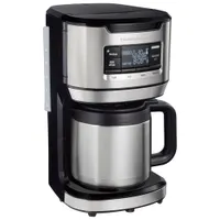 Hamilton Beach Programmable Drip Coffee Maker - 12-Cup - Black/Stainless Steel