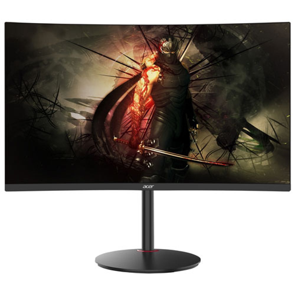 Acer 27" FHD 240Hz 5ms GTG Curved VA LED FreeSync Gaming Monitor (XZ270 Xbmiipx) - Black