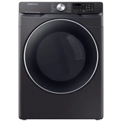 Samsung Electric Steam Dryer (DVE45R6300V/AC) - Black Stainless - Open Box - Perfect Condition