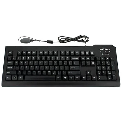 Seal Shield Clean Wired Full Size Waterproof Keyboard - English