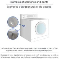 GE 4.1 Cu. Ft. Electric Dryer (GFD14JSINWW) - White - Open Box - Scratch & Dent