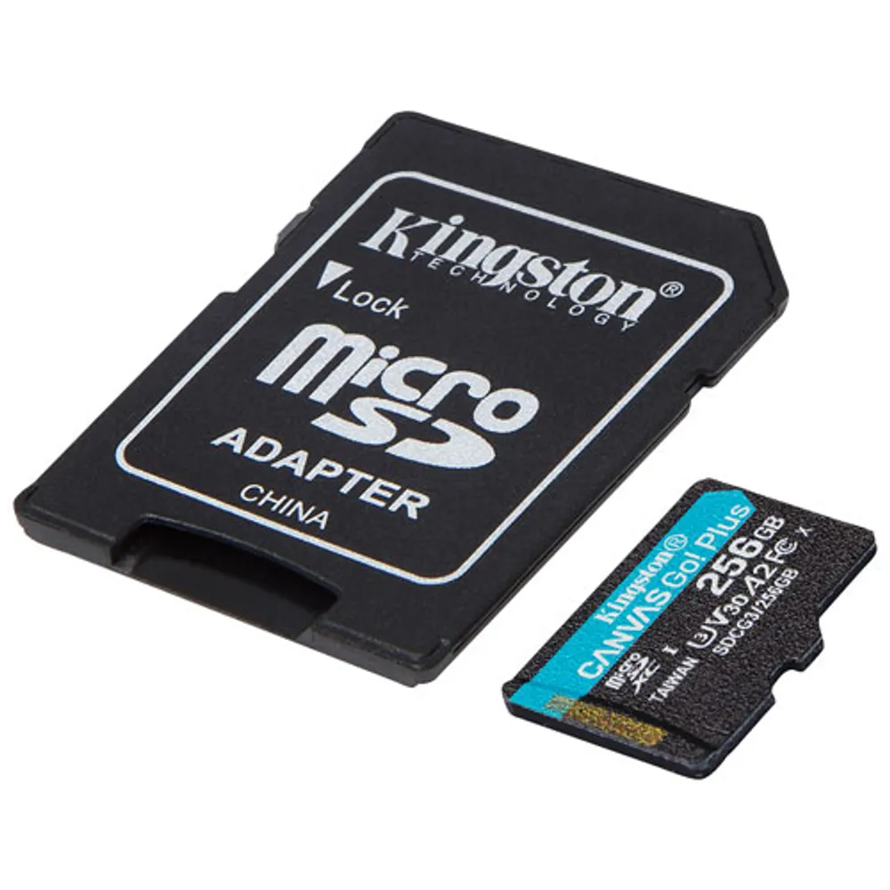 Kingston Canvas Go! Plus 256GB 170MB/s microSDXC Memory Card