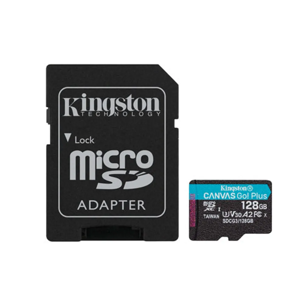 Kingston Canvas Go! Plus 128GB 170MB/s microSDXC Memory Card