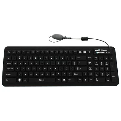 Seal Shield Glow 2 Backlit Wired Full Size Waterproof Keyboard - English