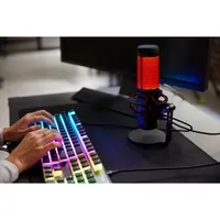 HyperX QuadCast Gaming USB Microphone - Black/Red