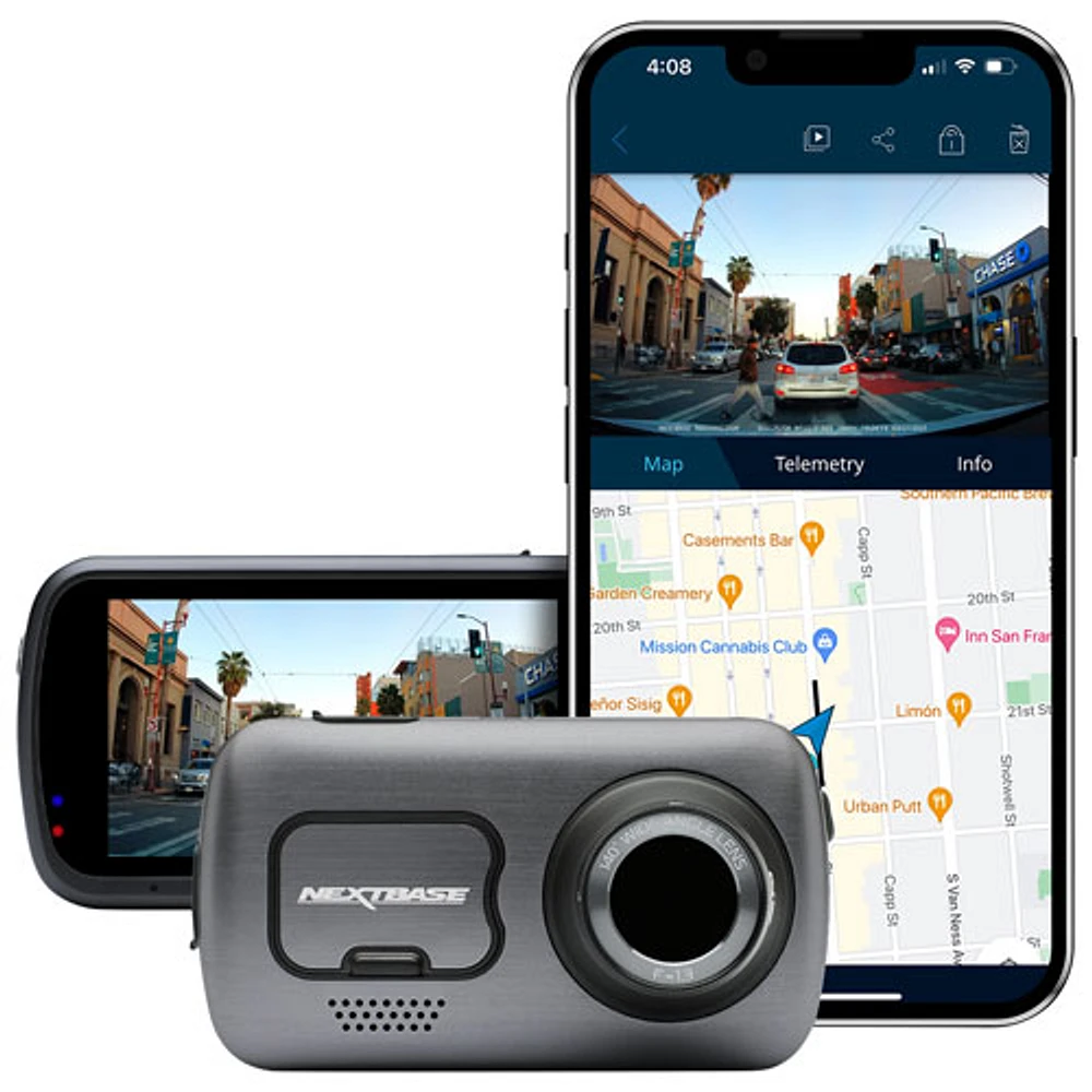 Nextbase 622GW 4K Dash Cam with 3" LED IPS Screen Wi-Fi & Amazon Alexa Built-In - Only at Best Buy