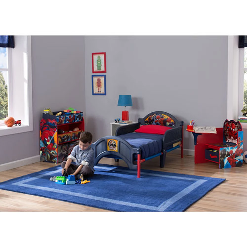 Marvel Spider-Man Kids Bed - Toddler - Blue