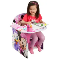 Disney Minnie Mouse Chair Desk with Storage Bin - Pink
