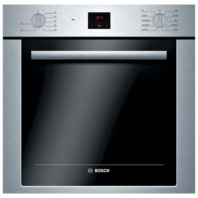 Bosch 24" 2.8 Cu. Ft. True Convection Electric Wall Oven (HBE5453UC) - Stainless Steel