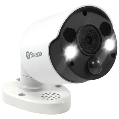 Swann Wired Indoor/Outdoor 4K Ultra HD Add-On Bullet Security Camera - White