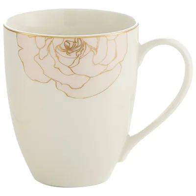 Brilliant Rose Blossom 350ml Porcelain Mugs - Set of 6