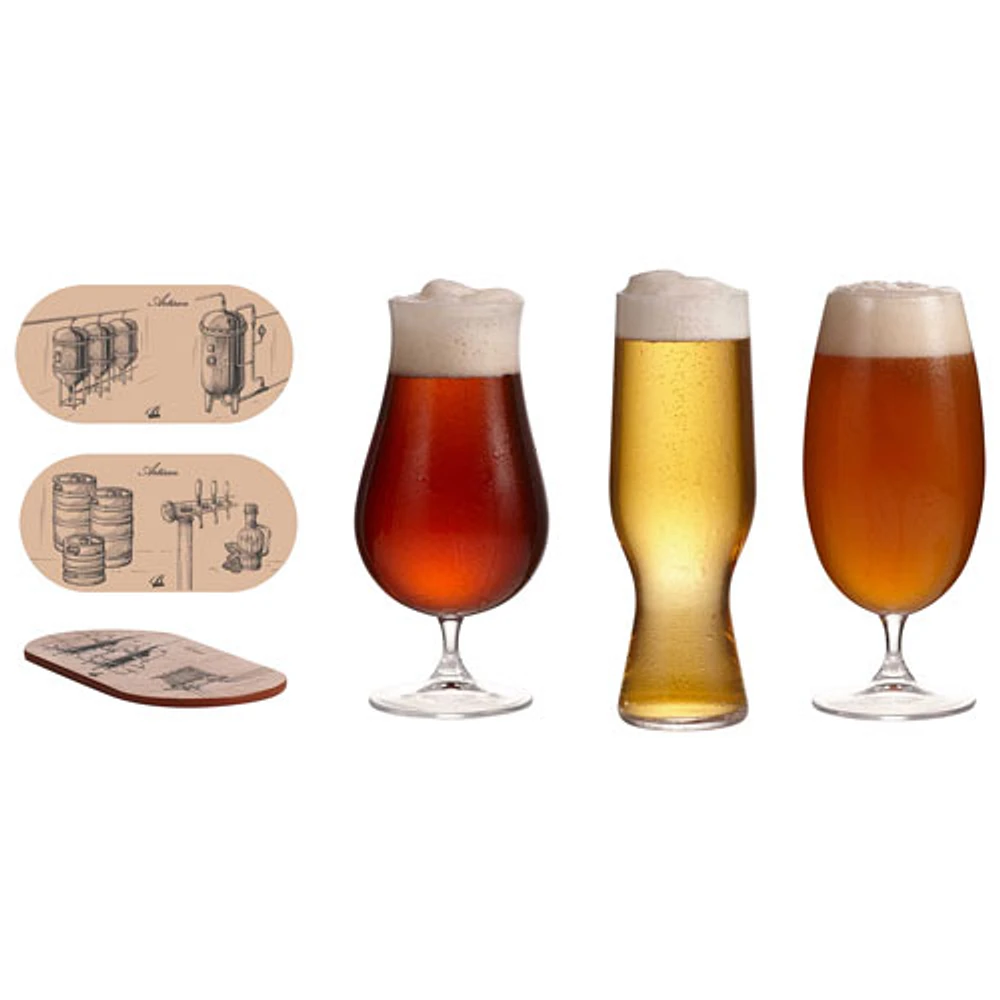 Brilliant 6-Piece Artisan Craft Beer Tasting Set