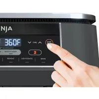 Friteuse à air chaud Dual Zone 6-en-1 Ninja Foodi - 7,57 kg/8 pte - Noir