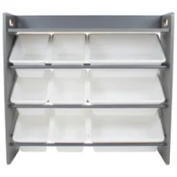 Humble Crew Inspire 9-Bin Toy Organizer - Grey/White