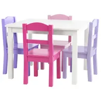 Humble Crew 5-Piece Kids Table & Chair Set- Forever