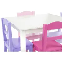 Humble Crew 5-Piece Kids Table & Chair Set- Forever