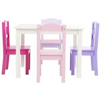 Humble Crew 5-Piece Kids Table & Chair Set- Forever