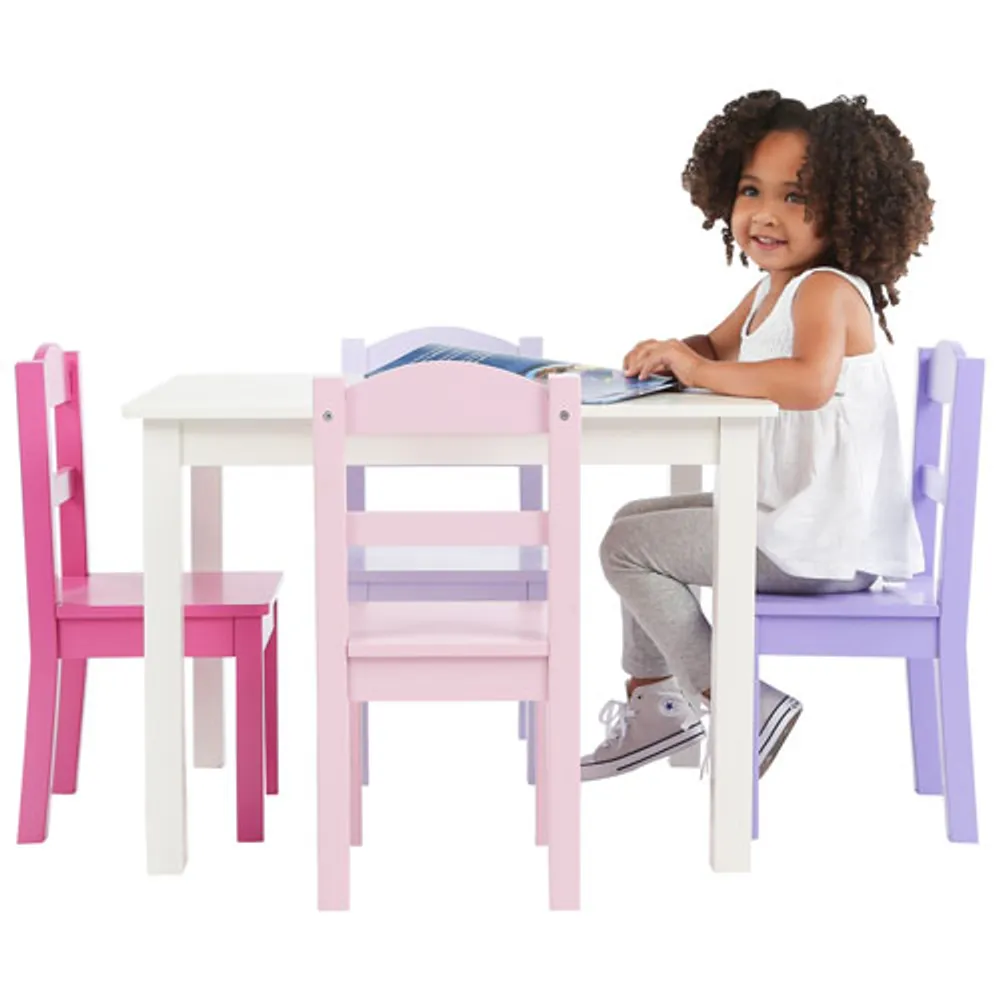 Humble Crew 5-Piece Kids Table & Chair Set- Forever