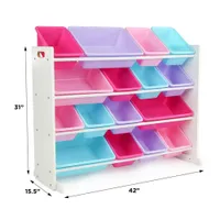 Humble Crew Super-Sized 16-Bin Toy Organizer - Forever