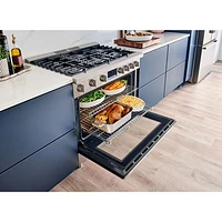 Bosch 36" 3.7 Cu. Ft. True Convection 6-Burner Dual Fuel Range (HDS8655C) - Stainless Steel