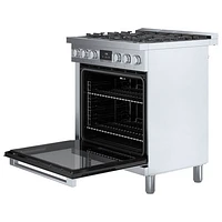 Bosch 30" 4 Cu. Ft. True Convection 5-Burner Dual Fuel Range (HDS8055C) - Stainless Steel