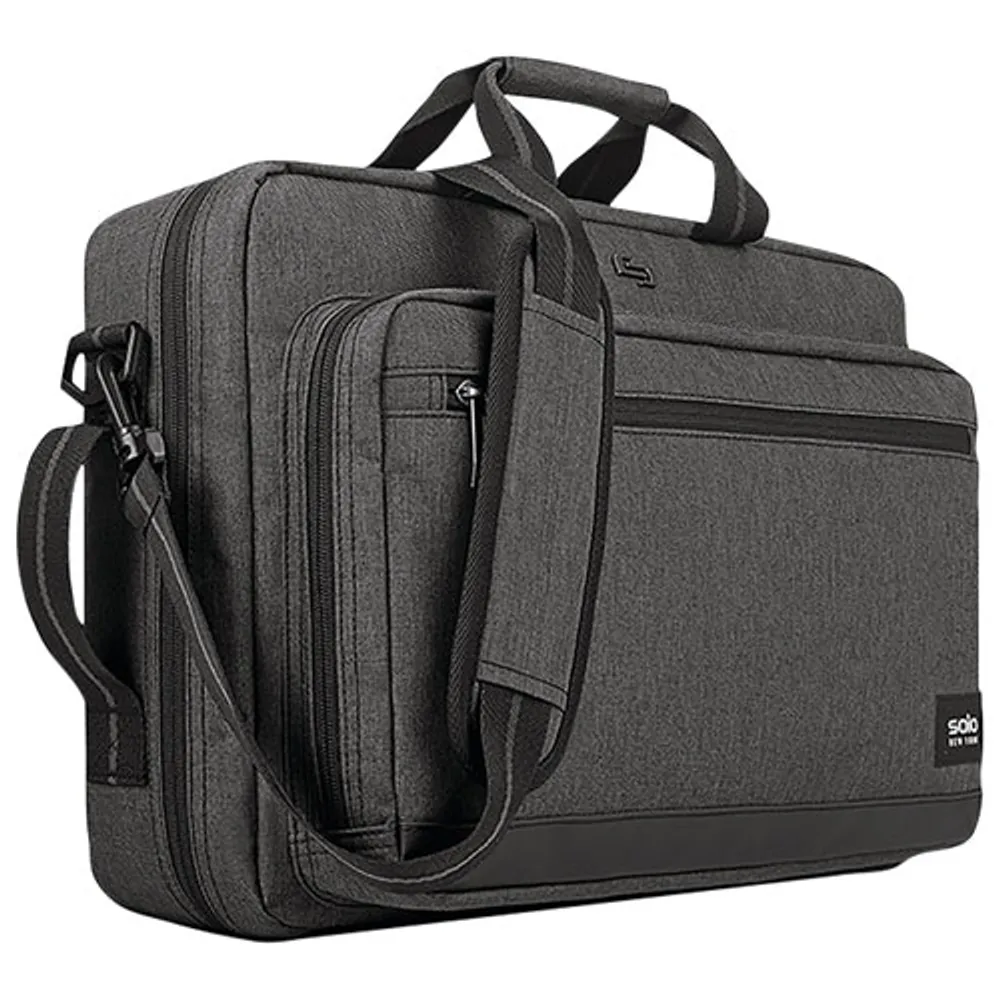 Solo Duane 15.6" Laptop Briefcase - Grey