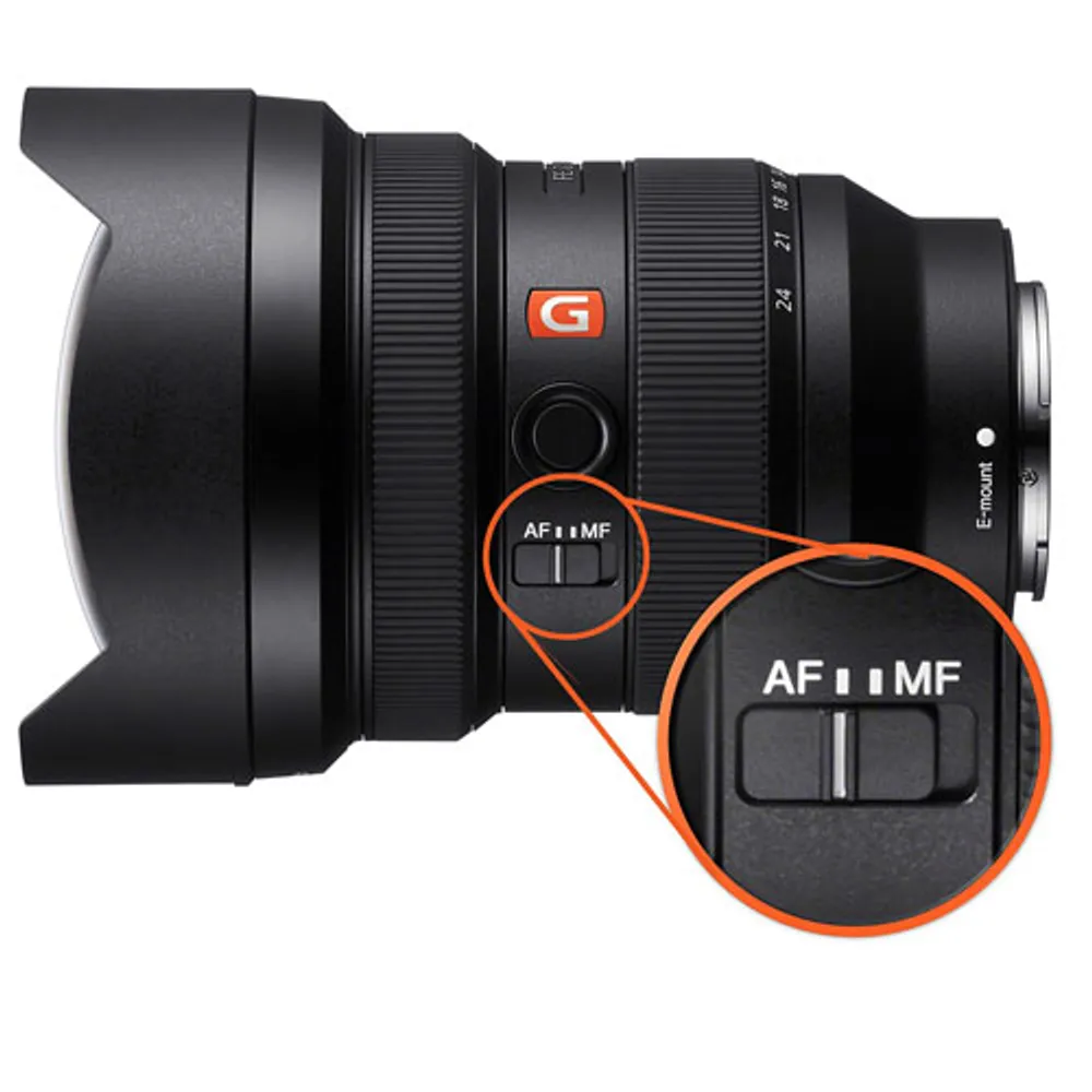 Sony E-Mount Full-Frame FE 12–24mm f/2.8 Ultra-Wide Large Aperture Premium G Master Zoom Lens