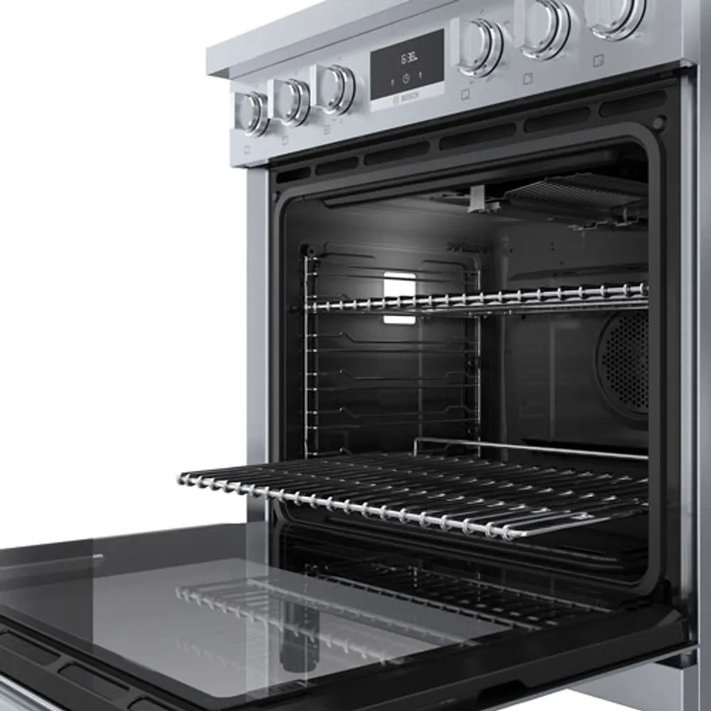 Bosch 30" 3.7 Cu. Ft. True Convection 5-Burner Freestanding Gas Range (HGS8055UC) - Stainless