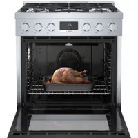 Bosch 30" 3.7 Cu. Ft. True Convection 5-Burner Freestanding Gas Range (HGS8055UC) - Stainless