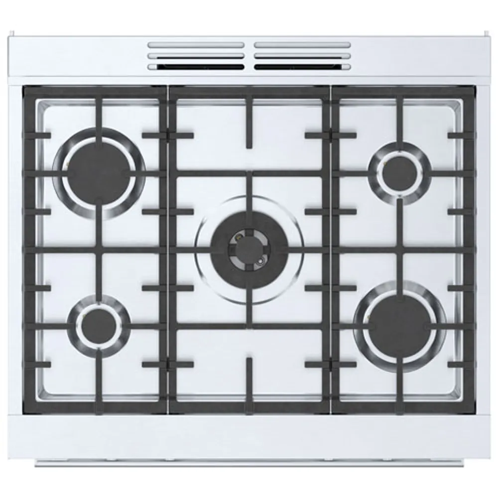 Bosch 30" 3.7 Cu. Ft. True Convection 5-Burner Freestanding Gas Range (HGS8055UC) - Stainless