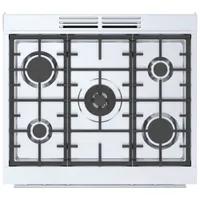 Bosch 30" 3.7 Cu. Ft. True Convection 5-Burner Freestanding Gas Range (HGS8055UC) - Stainless