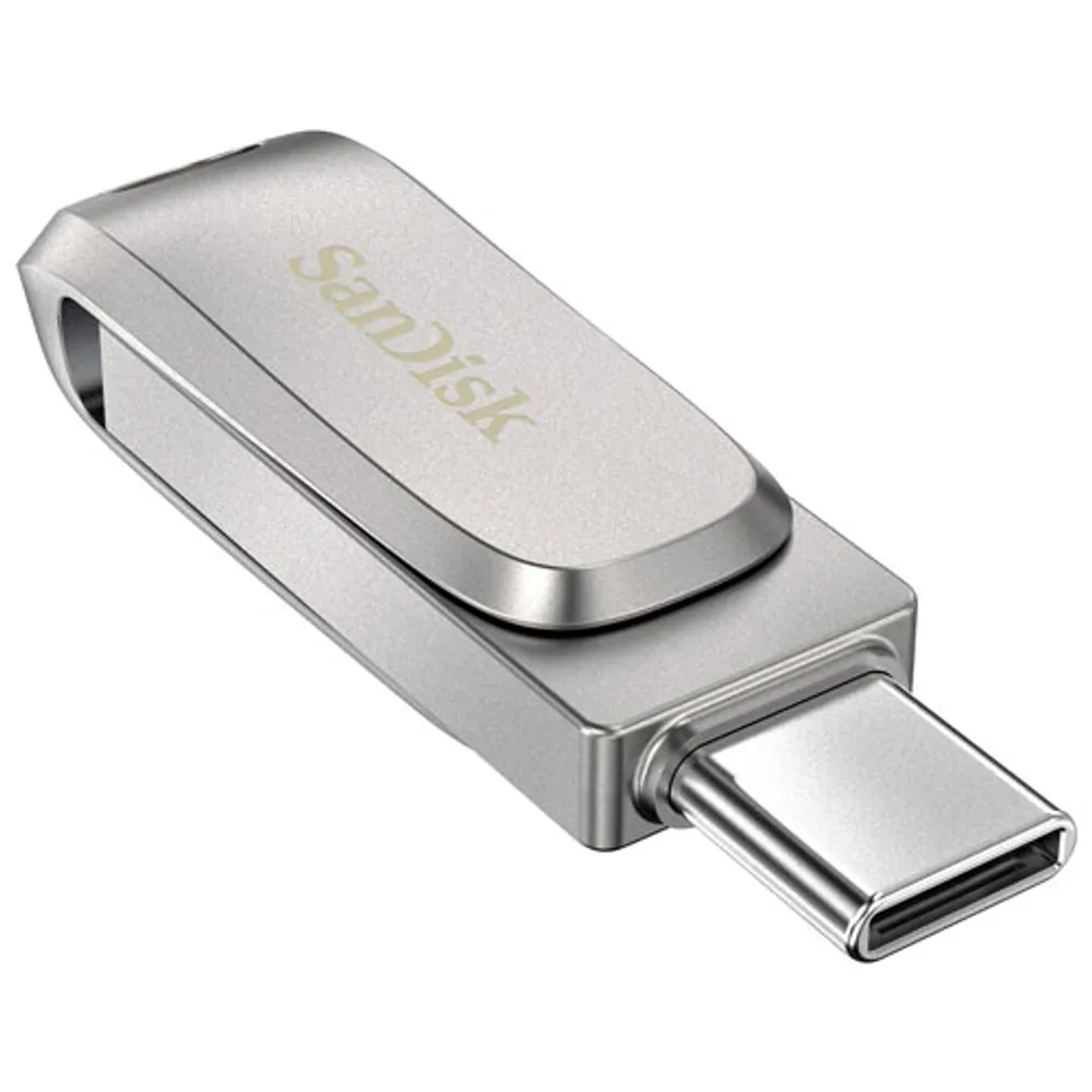 SanDisk Ultra Dual Luxe 256GB USB Type-C/Type-A Flash Drive