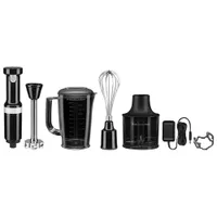 KitchenAid Cordless Variable Speed Immersion Blender with Chopper & Whisk Attachment