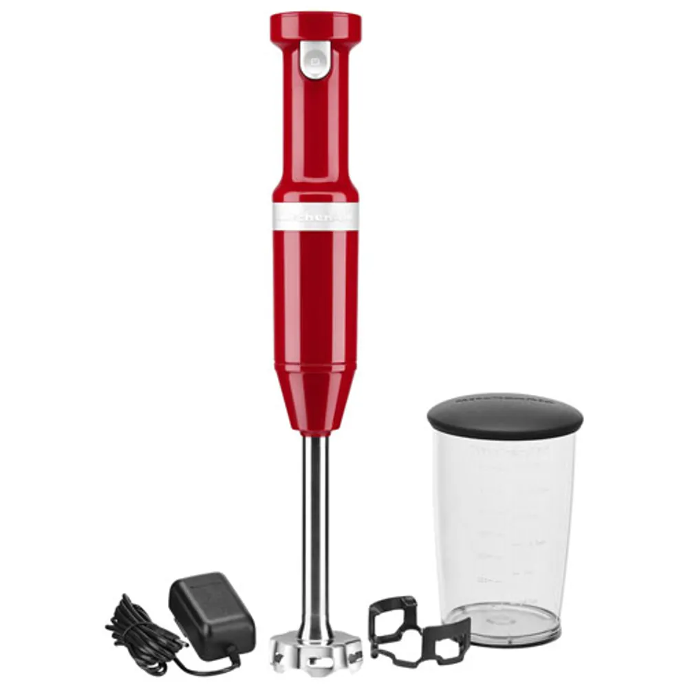 KitchenAid Cordless Variable Speed Immersion Blender - Empire Red