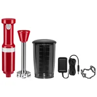 KitchenAid Cordless Variable Speed Immersion Blender - Empire Red