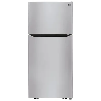 LG 30" 20.2 Cu. Ft. Top Freezer Refrigerator (LTCS20020S) - Stainless Steel - Open Box - Scratch & Dent