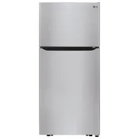 Réfrigérateur congélateur supérieur 20,2 pi³ 30 po de LG (LTCS20020S) - Inox - BO - Endommagé
