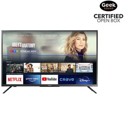 Open Box - Toshiba 43" 4K UHD HDR LED Smart TV (43LF621C21) - Fire TV Edition - Only at Best Buy