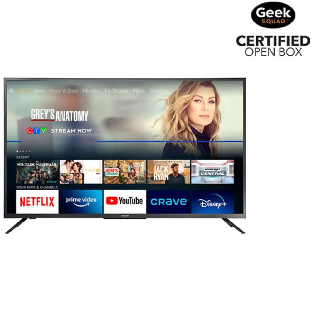 Open Box - Toshiba 50" 4K UHD HDR LED Smart TV (50LF621C21) - Fire TV Edition - Only at Best Buy