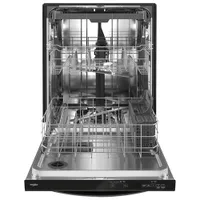 Whirlpool 24" 47dB Built-In Dishwasher with Third Rack (WDT750SAKV) - Black Stainless