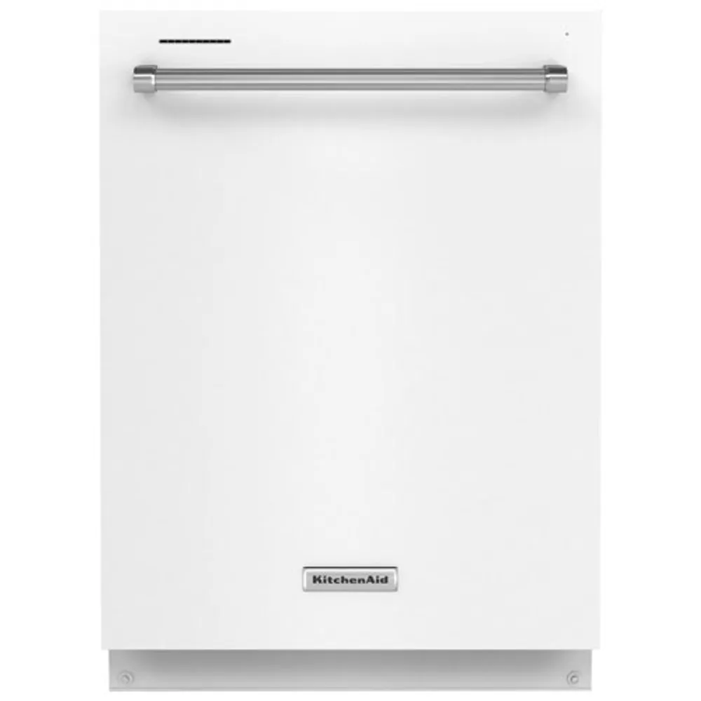 KitchenAid 24" 39dB Built-In Dishwasher with Third Rack (KDTE204KWH) - White