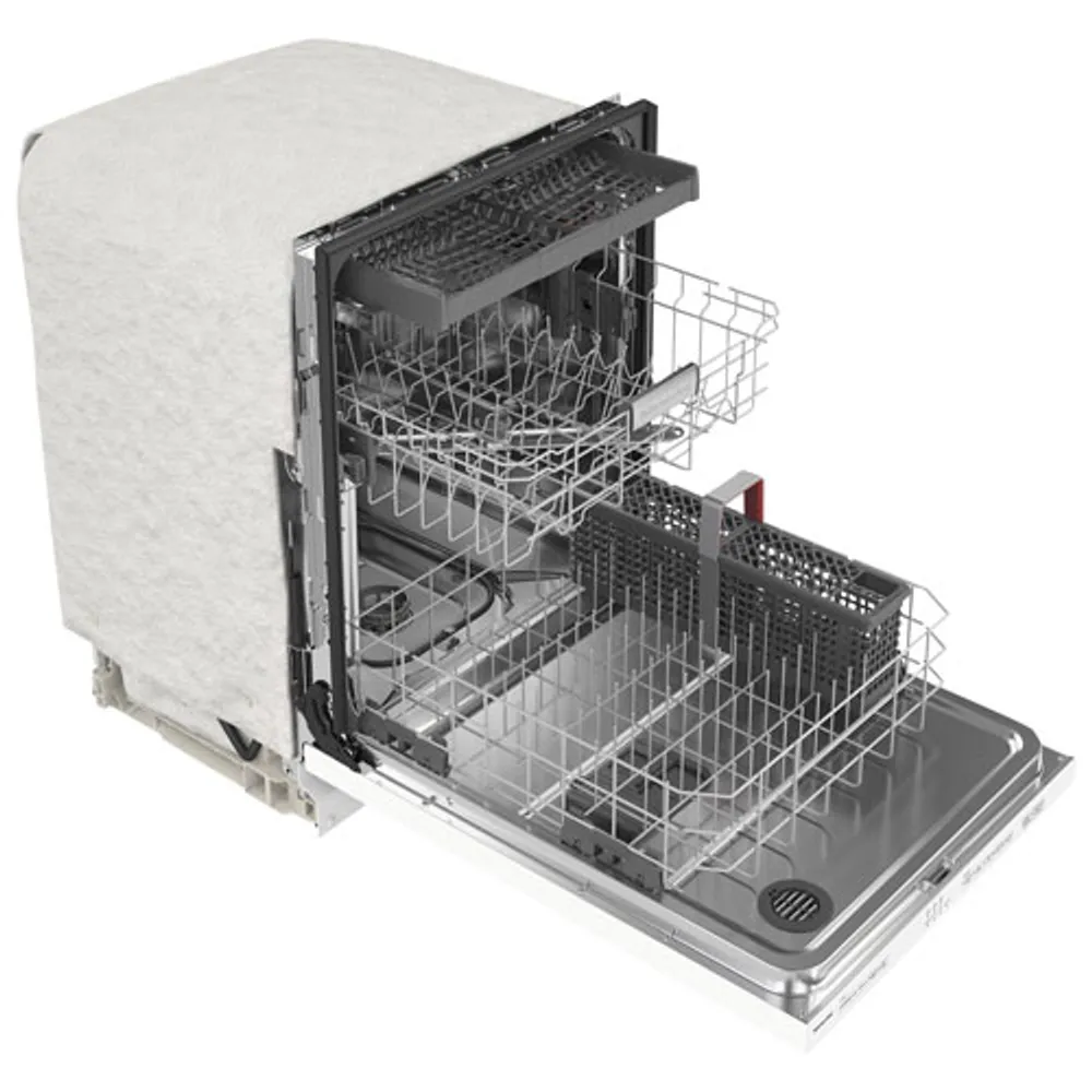 KitchenAid 24" 39dB Built-In Dishwasher with Third Rack (KDTE204KWH) - White